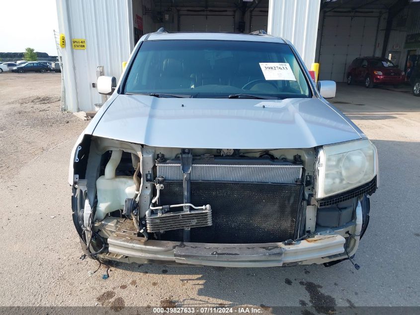 2010 Honda Pilot Ex-L VIN: 5FNYF4H56AB009071 Lot: 39827633