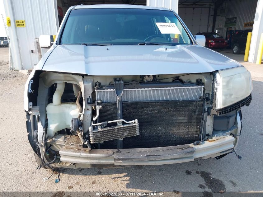 2010 Honda Pilot Ex-L VIN: 5FNYF4H56AB009071 Lot: 39827633