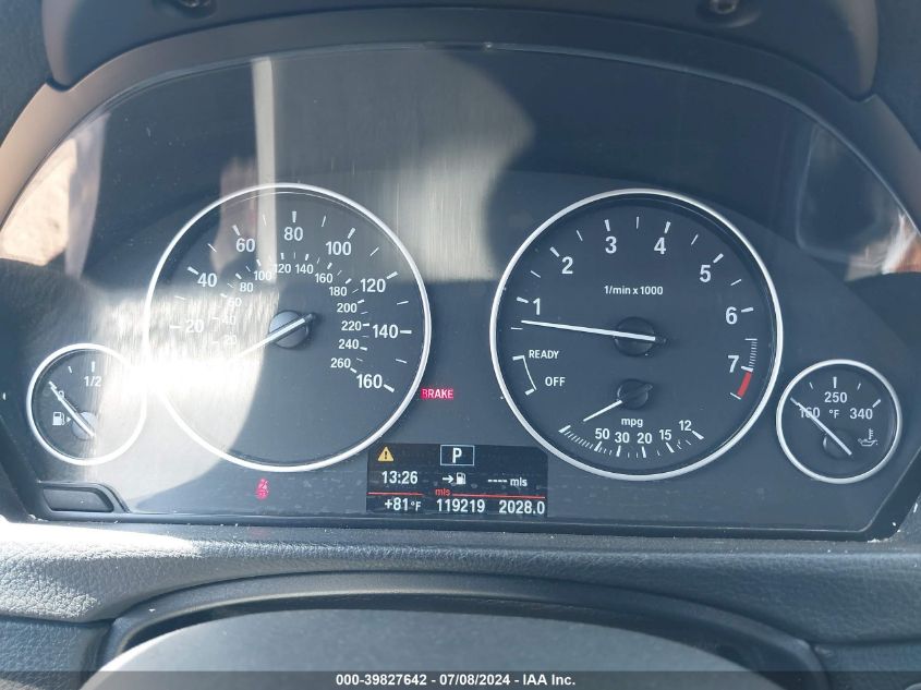 2013 BMW 328I VIN: WBA3C1G53DNR46790 Lot: 39827642