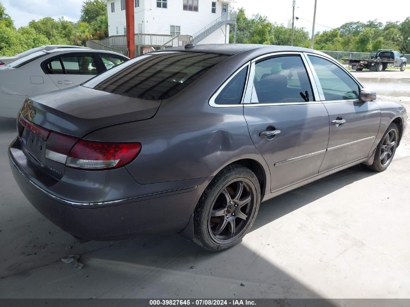 KMHFC46F97A243178 | 2007 HYUNDAI AZERA