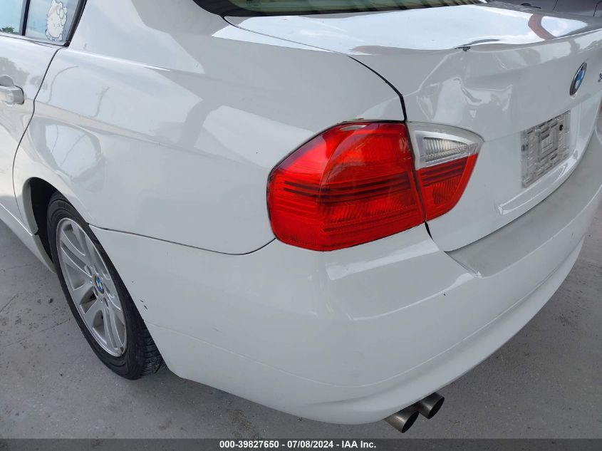 2007 BMW 328I VIN: WBAVA33517KX80677 Lot: 39827650