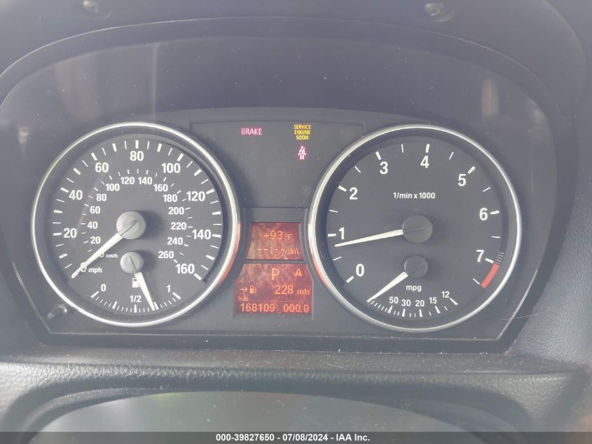 2007 BMW 328I VIN: WBAVA33517KX80677 Lot: 39827650