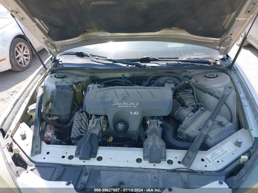 2004 Pontiac Grand Prix Gt2 VIN: 2G2WS522241322041 Lot: 39827657