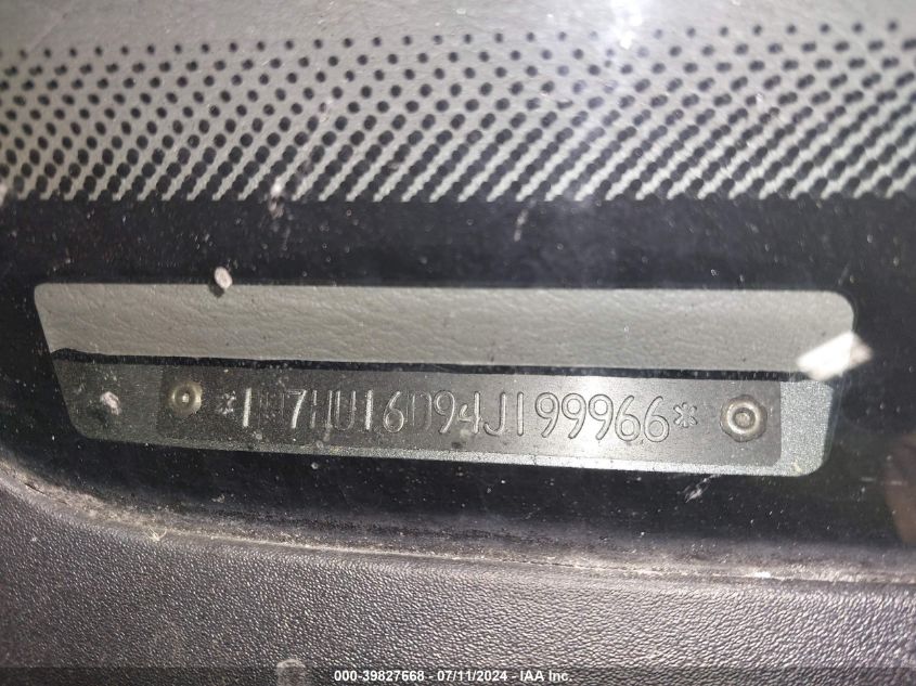 2004 Dodge Ram 1500 St VIN: 1D7HU16D94J199966 Lot: 39827668