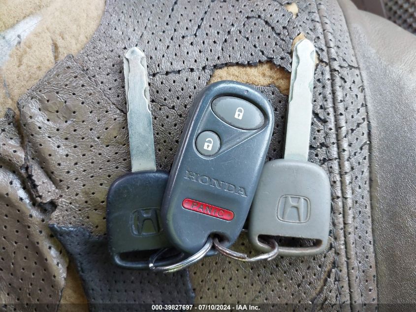 2004 Honda Pilot Ex-L VIN: 2HKYF185X4H597576 Lot: 39827697