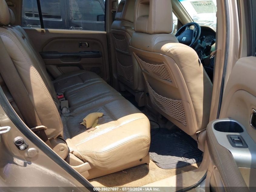 2004 Honda Pilot Ex-L VIN: 2HKYF185X4H597576 Lot: 39827697