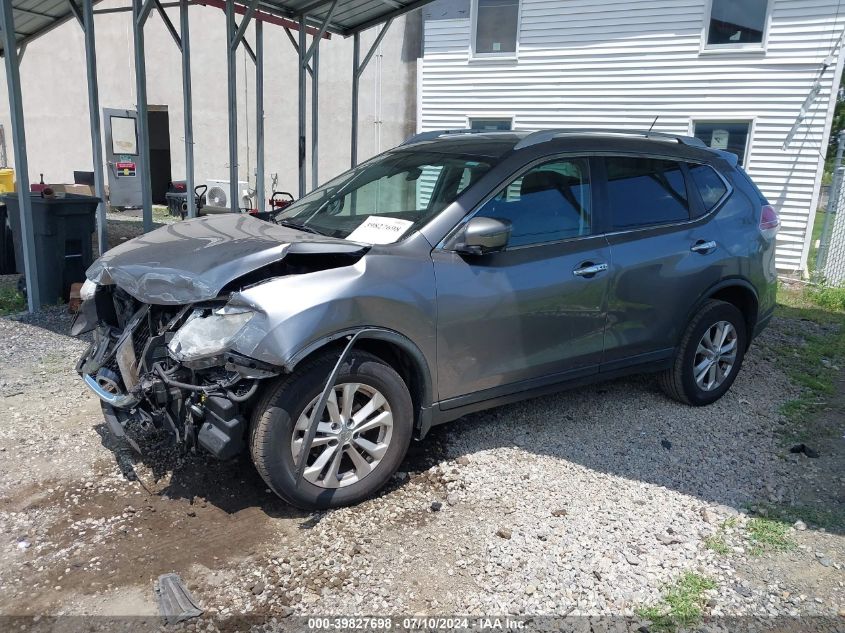 KNMAT2MV5GP601855 2016 NISSAN ROGUE - Image 2