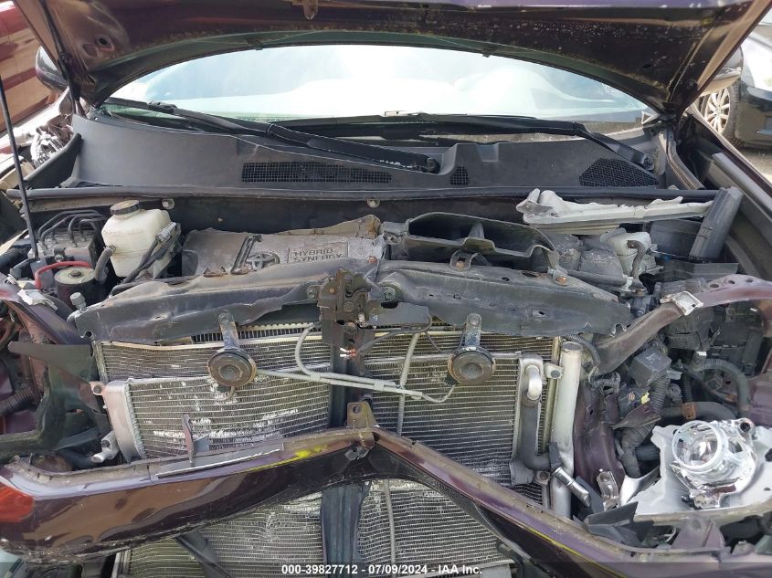 2012 Toyota Highlander Hybrid Limited V6 VIN: JTEDC3EH8C2010501 Lot: 39827712