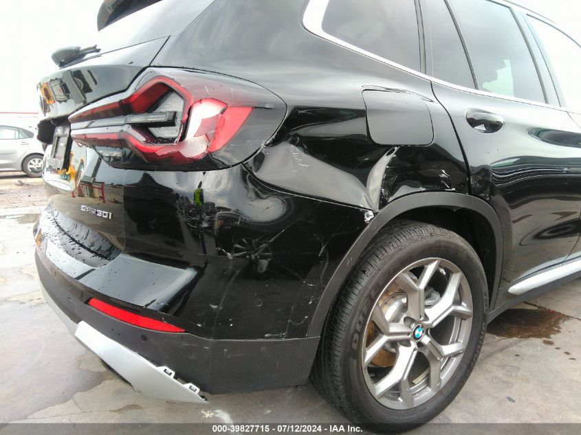 2023 BMW X3 Sdrive30I VIN: 5UX43DP07P9R90378 Lot: 39827715