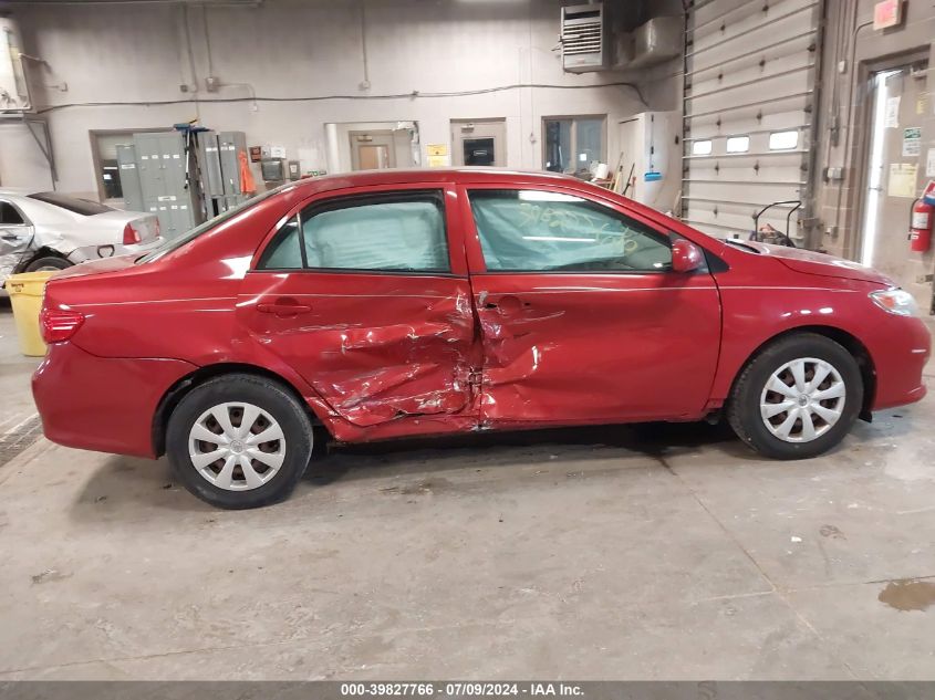 2009 Toyota Corolla S/Le/Xle VIN: 1NXBU40E99Z078889 Lot: 39827766