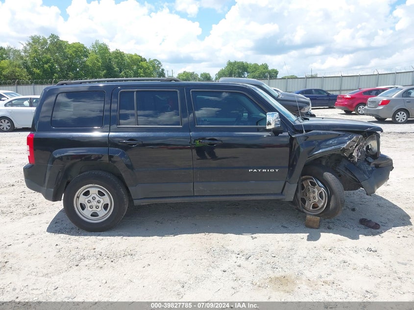 2014 JEEP PATRIOT SPORT - 1C4NJPBA0ED881011