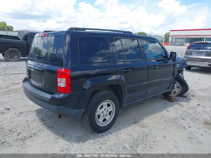 2014 JEEP PATRIOT SPORT - 1C4NJPBA0ED881011