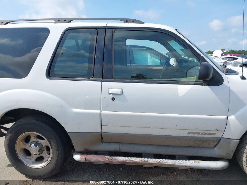 2001 Ford Explorer Sport VIN: 1FMYU70E21UA60346 Lot: 39827804