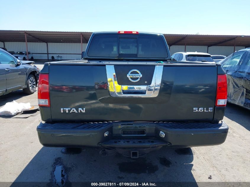 2008 Nissan Titan Xe/Se/Le VIN: 1N6AA06A38N335279 Lot: 39827811