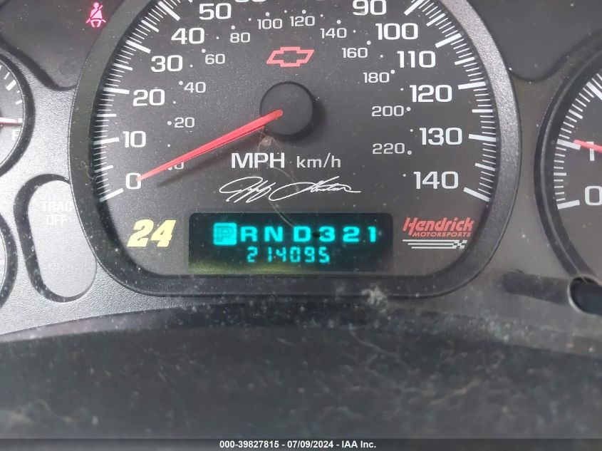 2003 Chevrolet Monte Carlo Ss VIN: 2G1WX12K739348780 Lot: 39827815