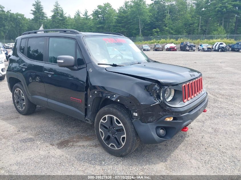 2017 Jeep Renegade Trailhawk 4X4 VIN: ZACCJBCB3HPE56020 Lot: 39827838