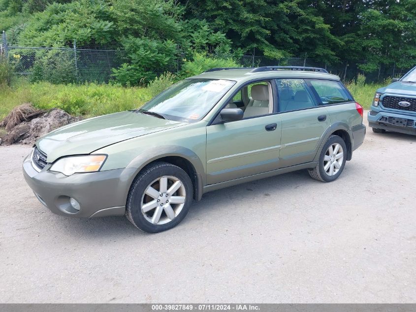 4S4BP61C467347570 2006 Subaru Outback 2.5I