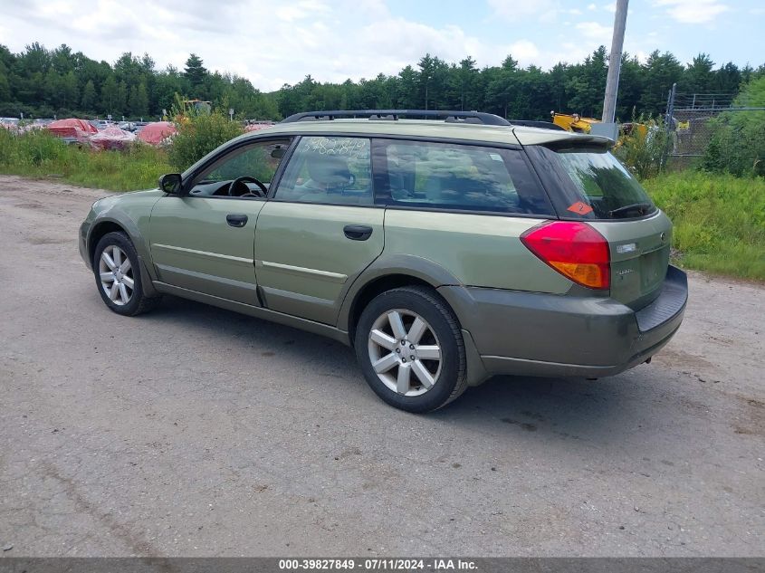 2006 Subaru Outback 2.5I VIN: 4S4BP61C467347570 Lot: 39827849