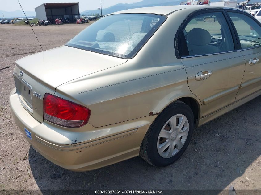 2002 Hyundai Sonata VIN: KMHWF25S42A537526 Lot: 39827861