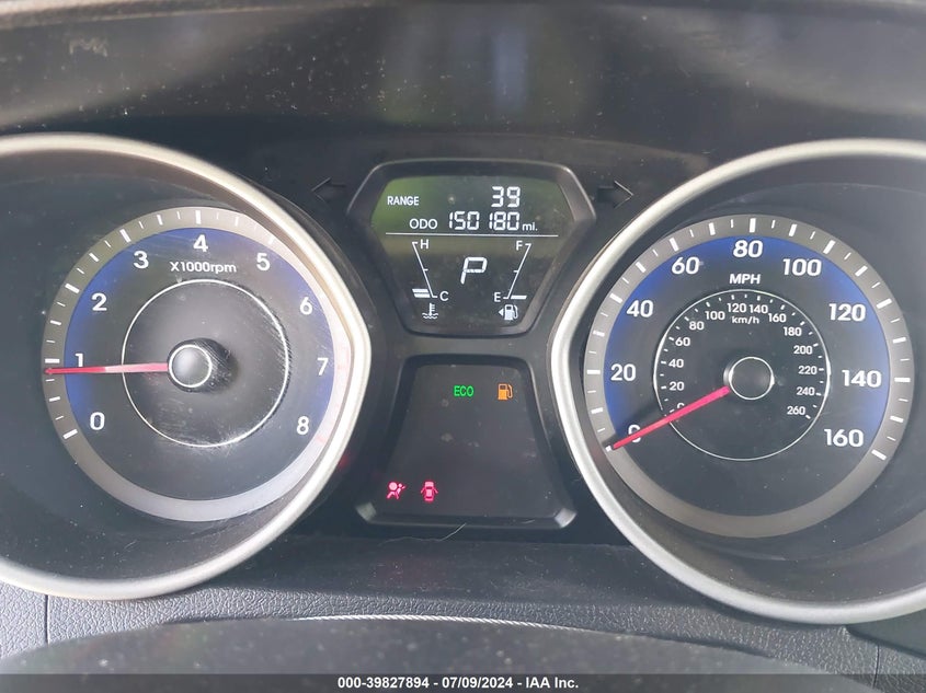 2013 Hyundai Elantra Limited VIN: KMHDH4AE3DU945336 Lot: 39827894