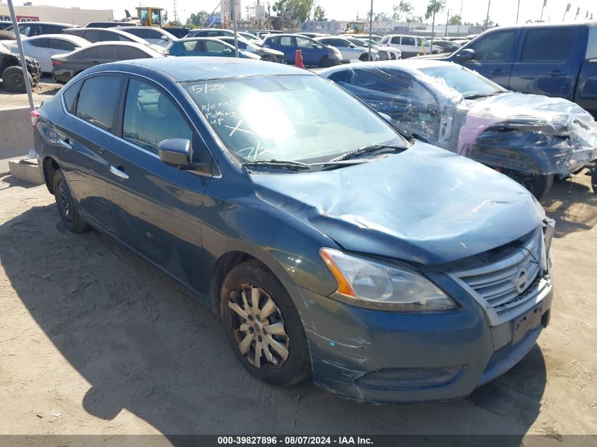 3N1AB7AP7EL66194 2014 Nissan Sentra S/Sv/Sr/Sl