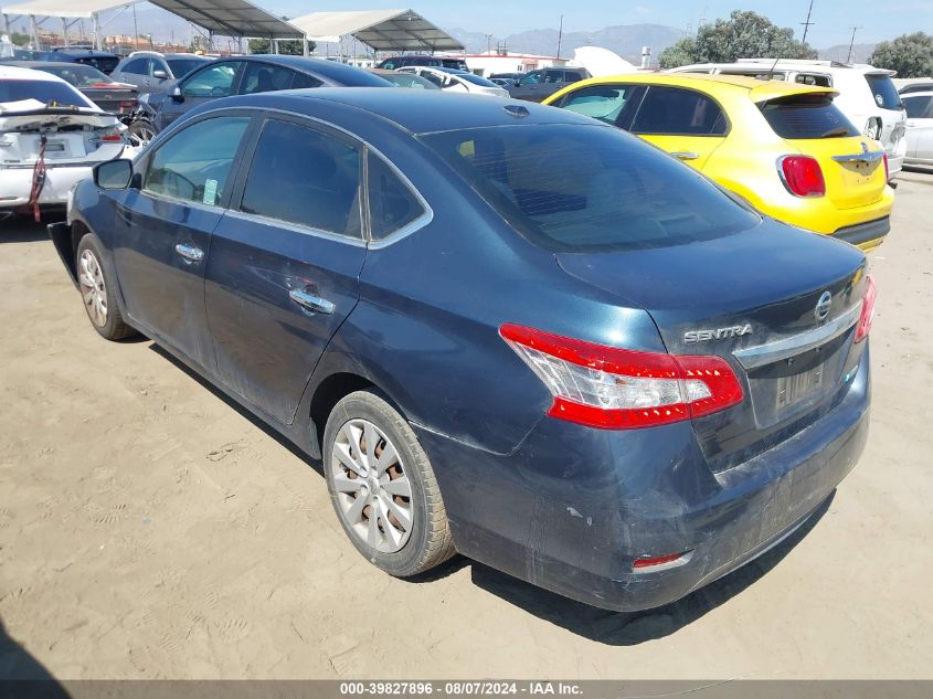 3N1AB7AP7EL66194 2014 Nissan Sentra S/Sv/Sr/Sl