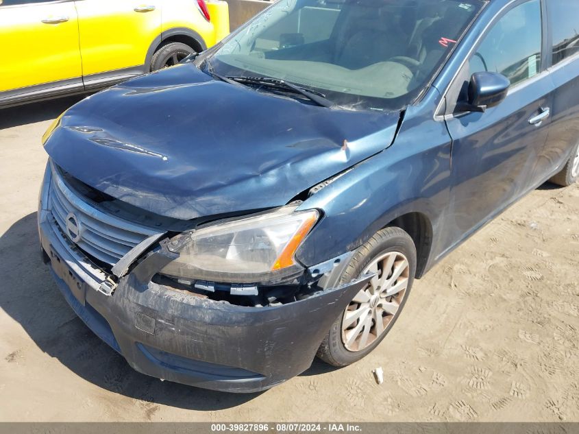 2014 Nissan Sentra S/Sv/Sr/Sl VIN: 3N1AB7AP7EL66194 Lot: 39827896