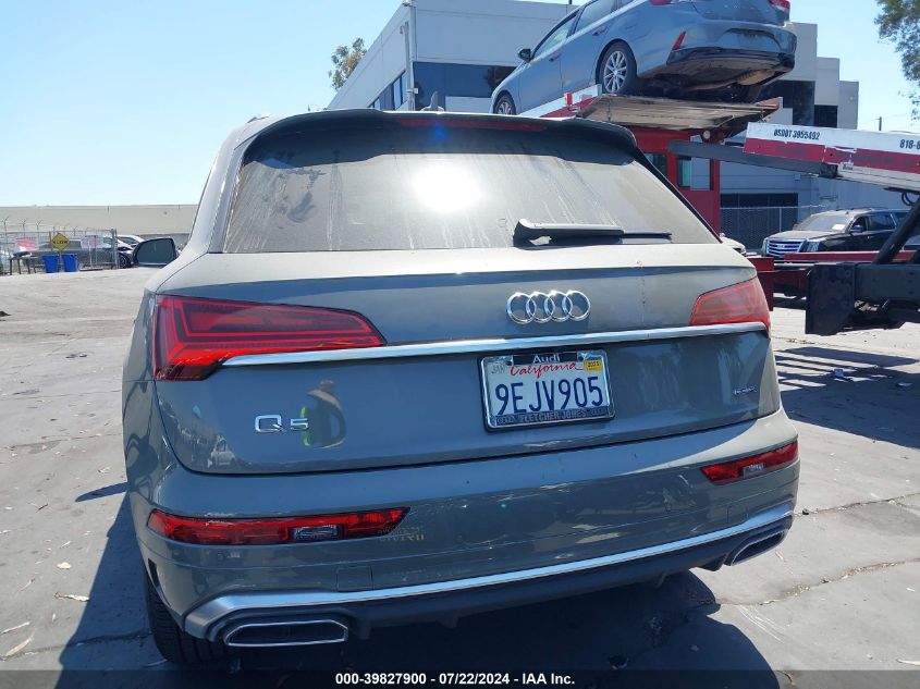 2023 Audi Q5 Premium 45 Tfsi S Line Quattro VIN: A1GAAFY0P2052624 Lot: 39827900