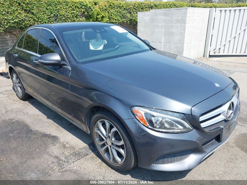 55SWF4JB8GU130537 2016 MERCEDES-BENZ C CLASS - Image 1