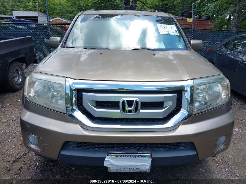 2010 Honda Pilot Touring VIN: 5FNYF4H95AB002941 Lot: 39827916