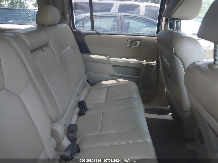 2010 Honda Pilot Touring VIN: 5FNYF4H95AB002941 Lot: 39827916