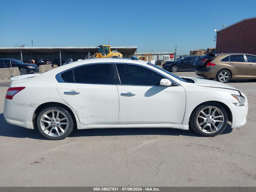 2009 Nissan Maxima 3.5 Sv VIN: 1N4AA51EX9C814280 Lot: 39827931