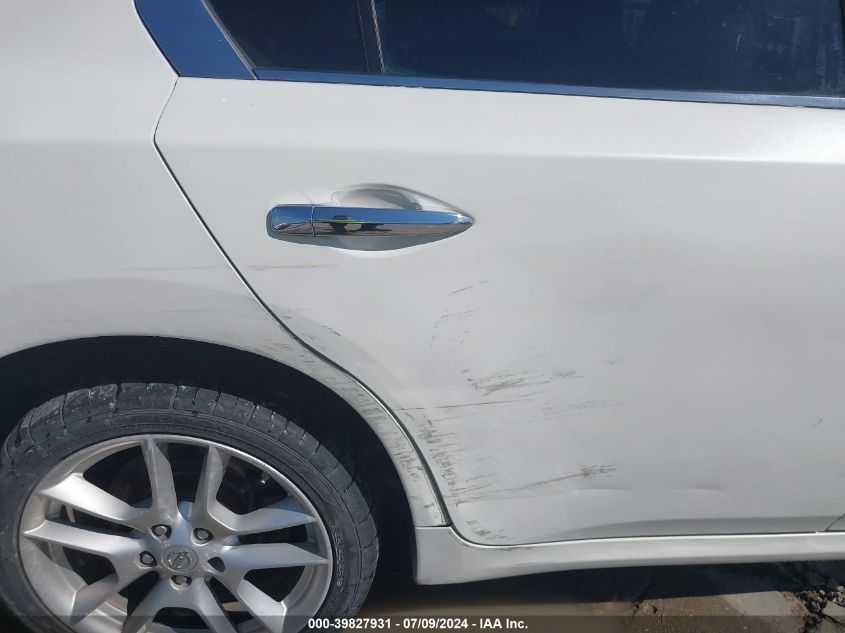 2009 Nissan Maxima 3.5 Sv VIN: 1N4AA51EX9C814280 Lot: 39827931