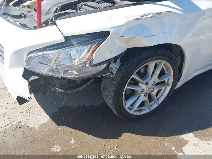 2009 Nissan Maxima 3.5 Sv VIN: 1N4AA51EX9C814280 Lot: 39827931