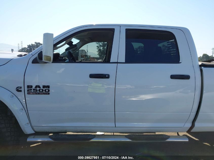 2018 Ram 2500 St VIN: 3C6UR5CL6JG119542 Lot: 39827951