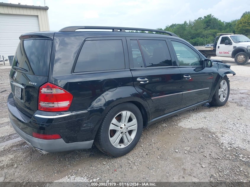 2007 Mercedes-Benz Gl 450 4Matic VIN: 4JGBF71E07A196354 Lot: 39827979