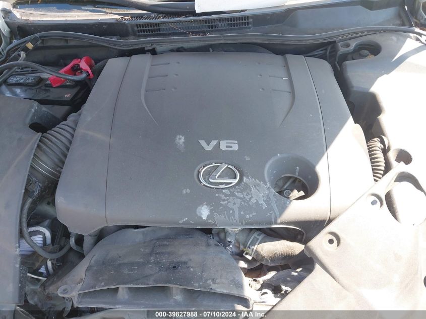 2010 Lexus Is 250 VIN: JTHBF5C29A5124384 Lot: 39827988
