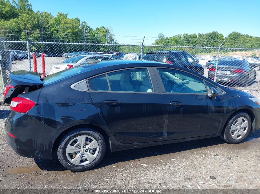 2017 Chevrolet Cruze Ls Auto VIN: 1G1BC5SM9H7169393 Lot: 39828030