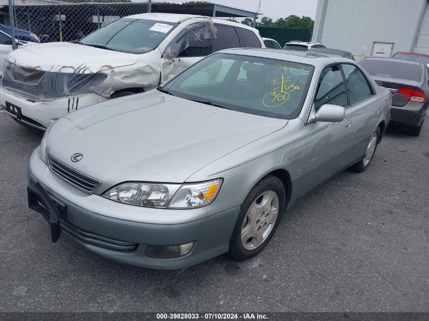 JT8BF28G5Y0288337 | 2000 LEXUS ES 300