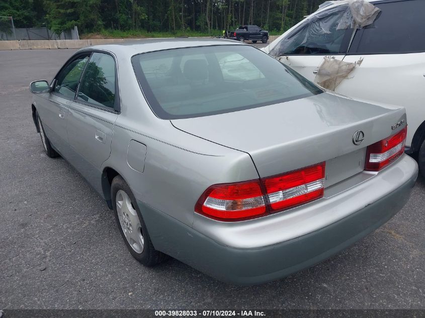 JT8BF28G5Y0288337 | 2000 LEXUS ES 300