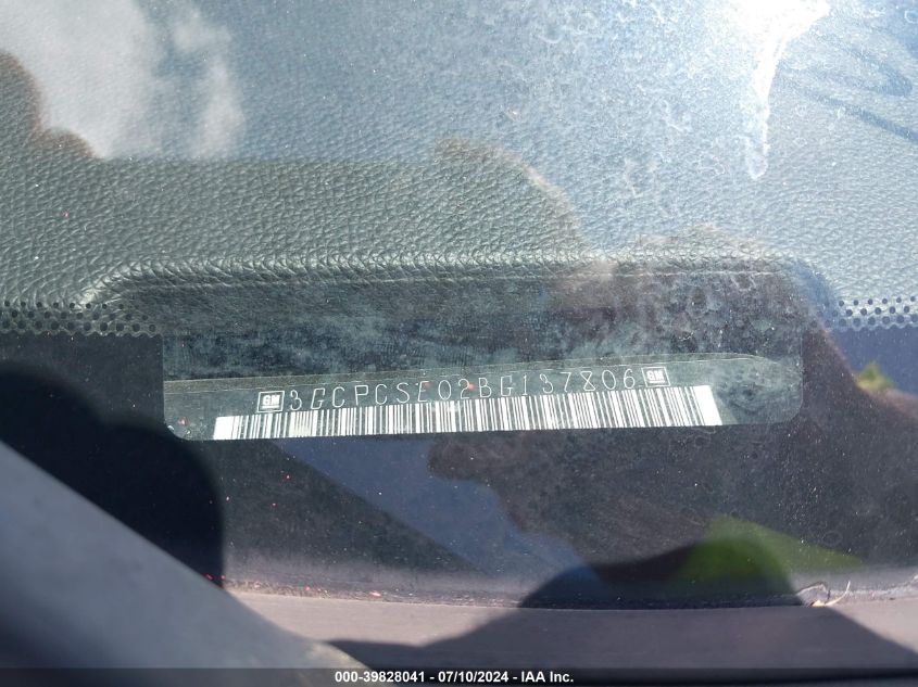 2011 Chevrolet Silverado 1500 Lt VIN: 3GCPCSE02BG137806 Lot: 39828041