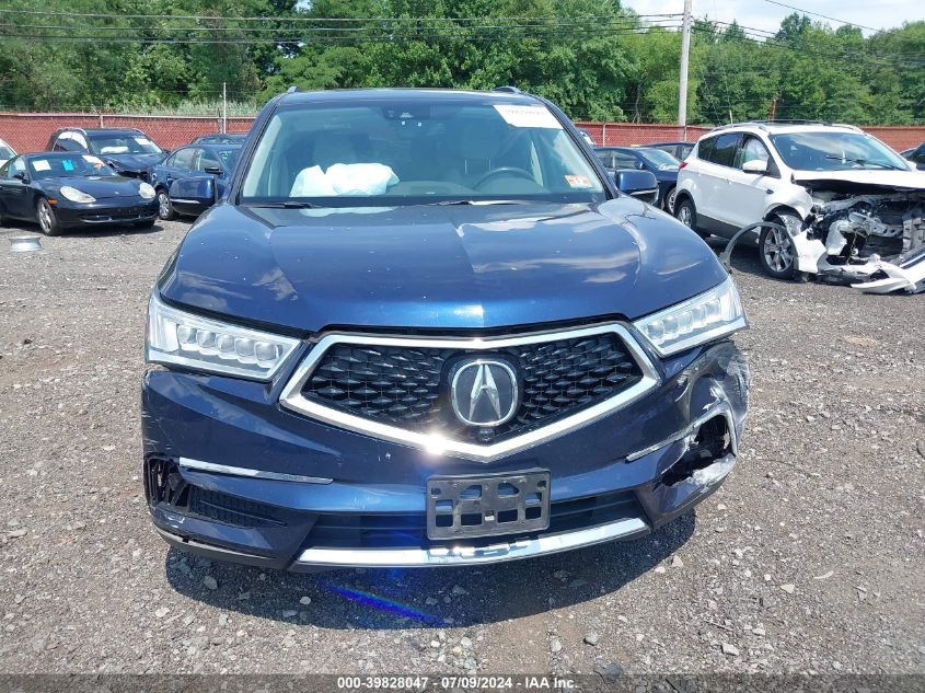 2017 Acura Mdx Advance Package VIN: 5FRYD4H86HB018524 Lot: 39828047