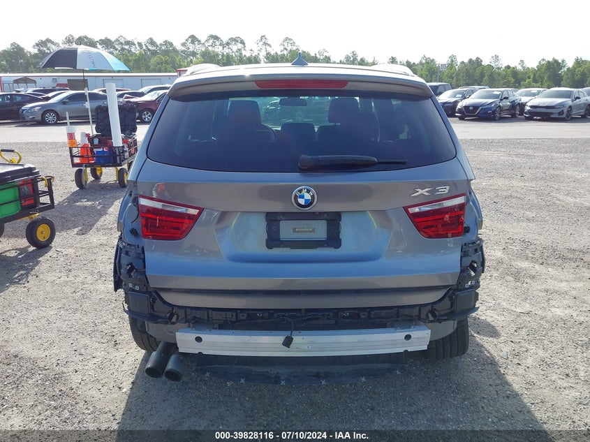 2017 BMW X3 xDrive35I VIN: 5UXWX7C53H0S19485 Lot: 39828116