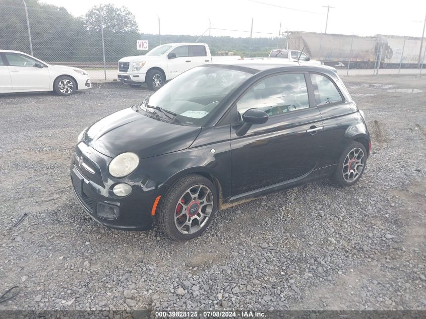 2012 Fiat 500 Sport VIN: 3C3CFFBR9CT164742 Lot: 39828125