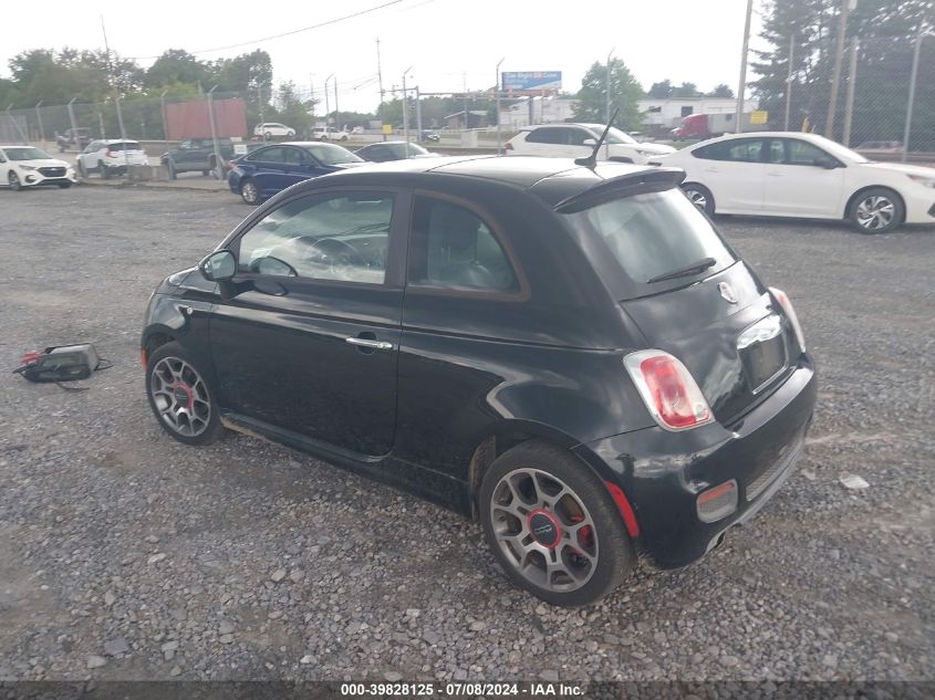 2012 Fiat 500 Sport VIN: 3C3CFFBR9CT164742 Lot: 39828125