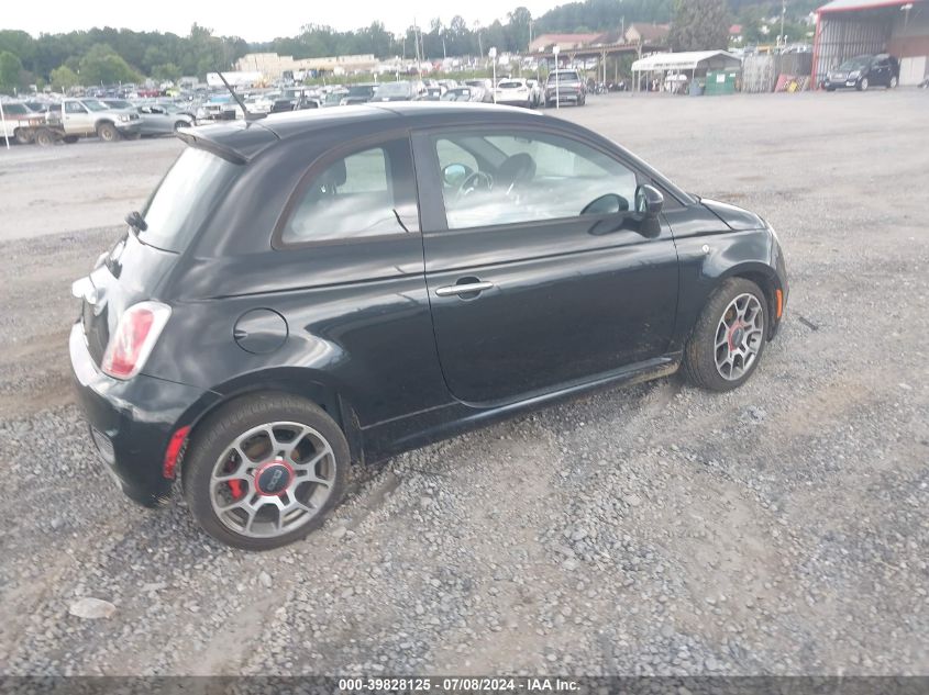2012 Fiat 500 Sport VIN: 3C3CFFBR9CT164742 Lot: 39828125