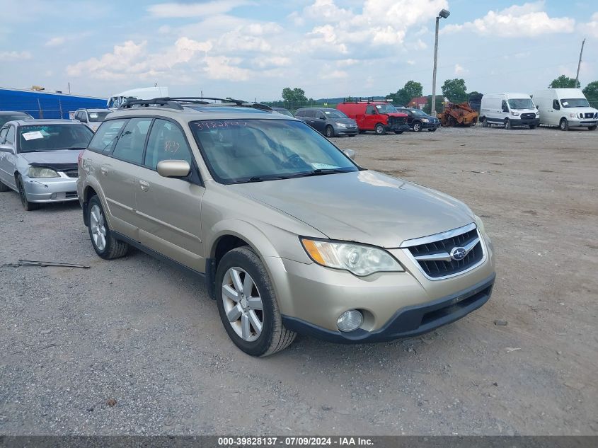 4S4BP62C987358193 | 2008 SUBARU OUTBACK