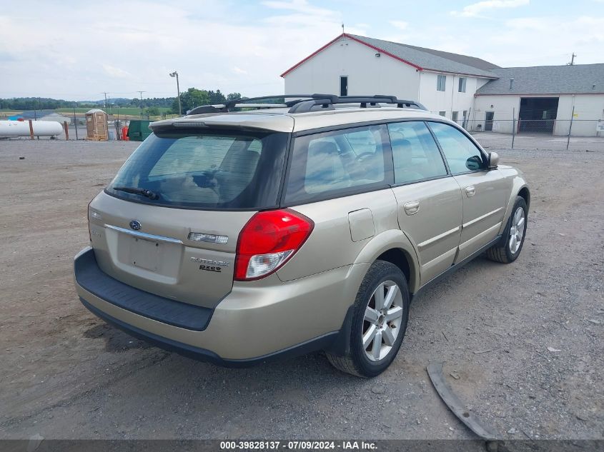 4S4BP62C987358193 | 2008 SUBARU OUTBACK