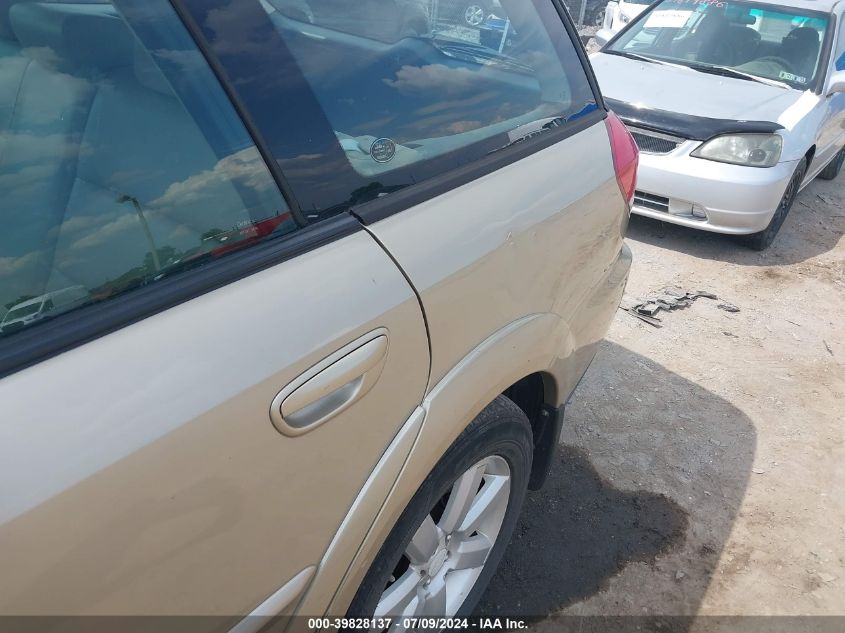 2008 Subaru Outback 2.5I Limited/2.5I Limited L.l. Bean Edition VIN: 4S4BP62C987358193 Lot: 39828137