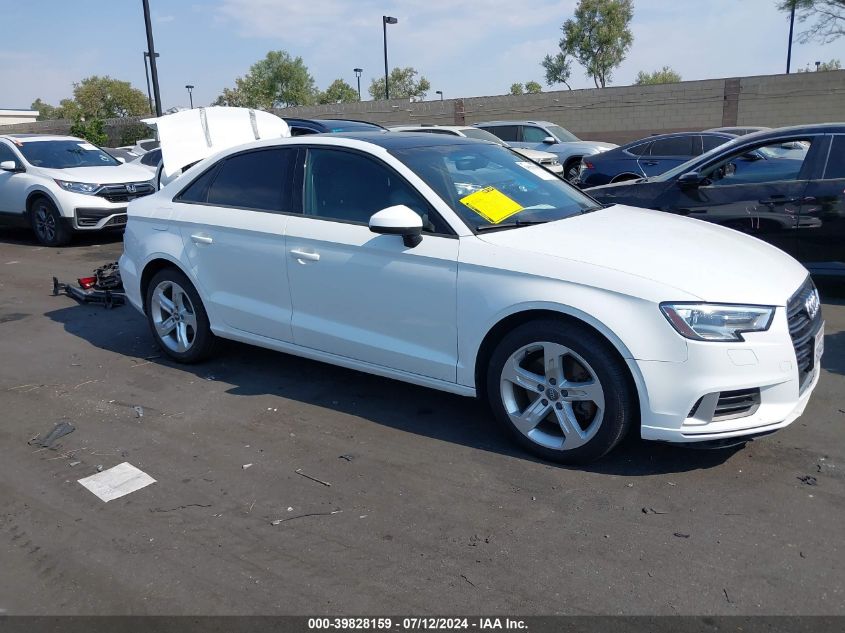 2018 Audi A3 2.0T Premium/2.0T Tech Premium VIN: WAUAUGFF8J1078905 Lot: 39828159